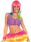 Womens Club Candy Rave Diva Costume Purple Stretch Cut Bra Top